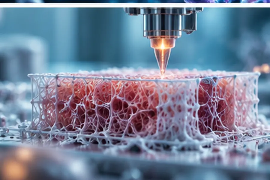 Bioprinting a tissue scaffold